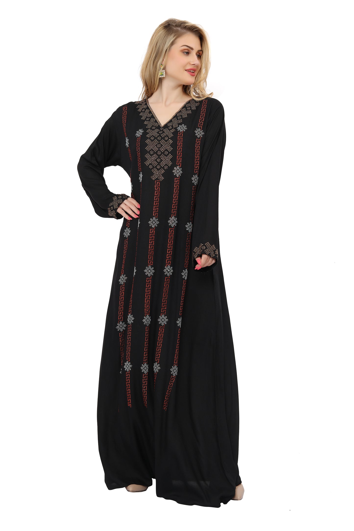 Designer Kaftan Maxi Dress For Women