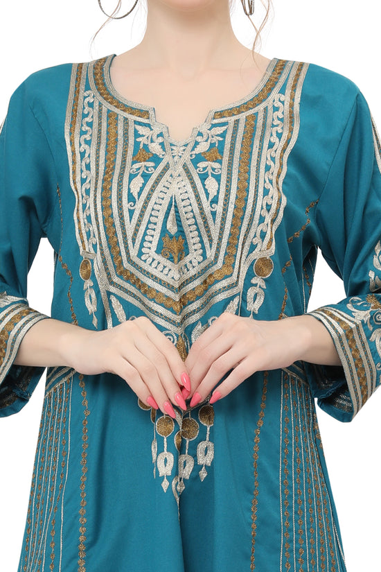 Traditional Kaftan Cocktail Maxi Gown