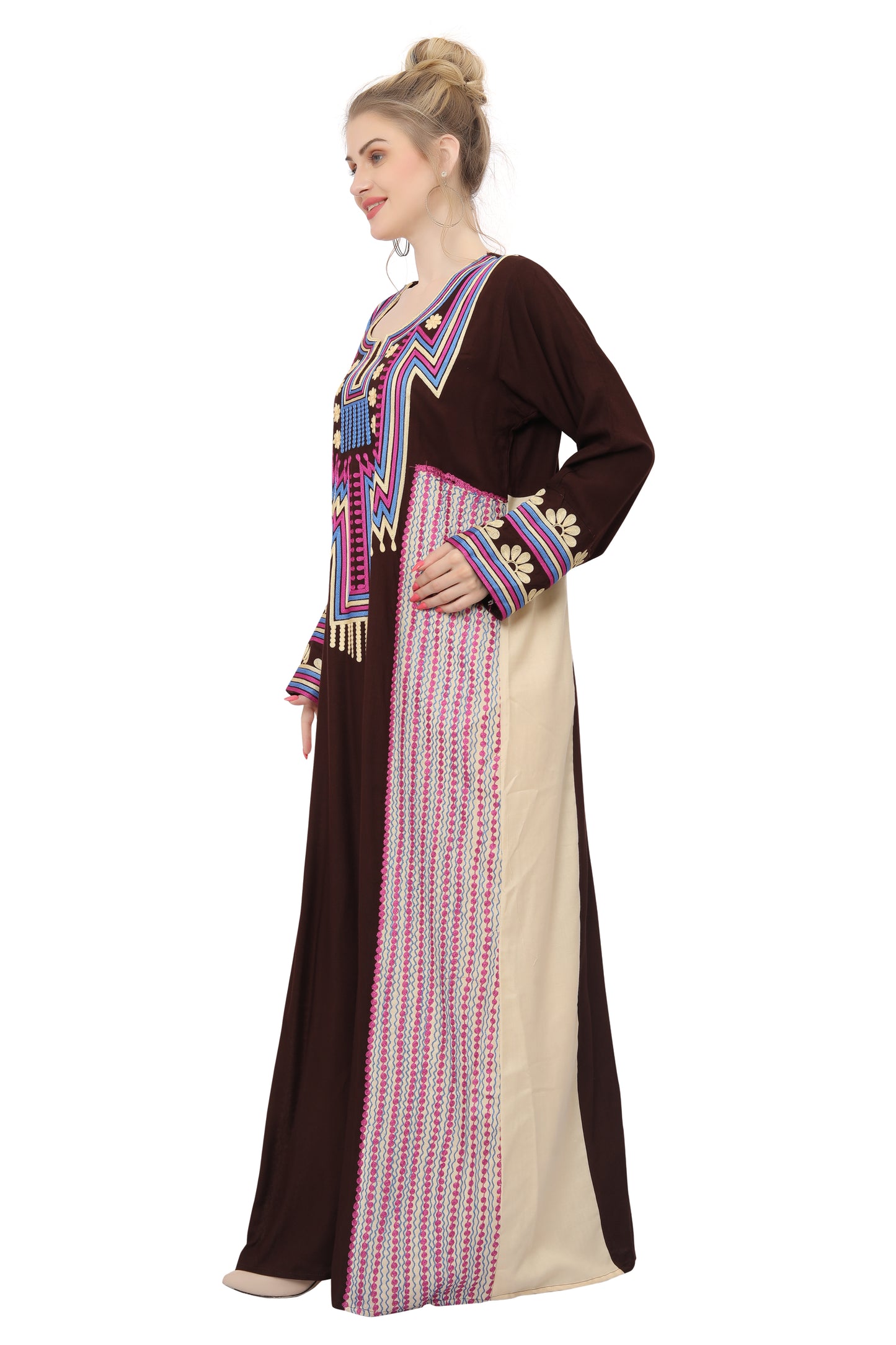 Designer Abaya Caftan Maxi Gown For Ladies