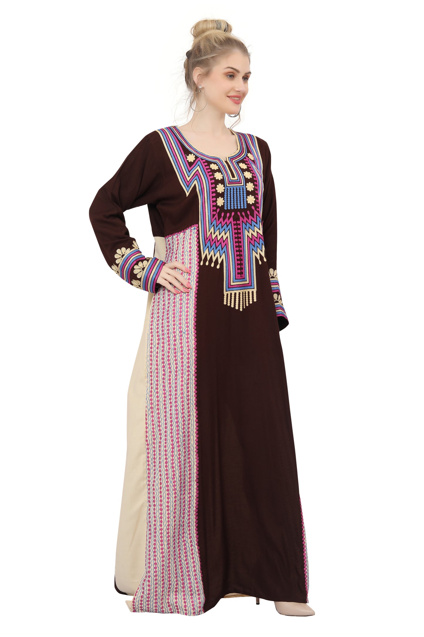 Designer Abaya Caftan Maxi Gown For Ladies