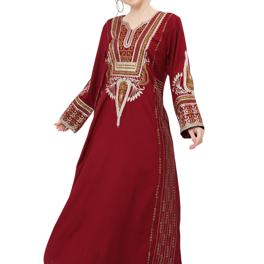 Traditional Kaftan Thobe Party Gown