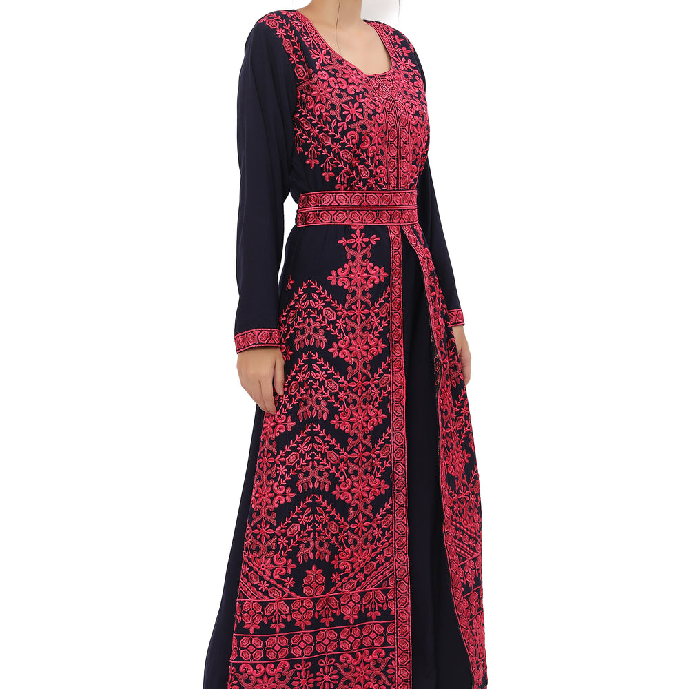 
                  
                    Designer Kaftan Thread Embroidery Maxi Gown
                  
                