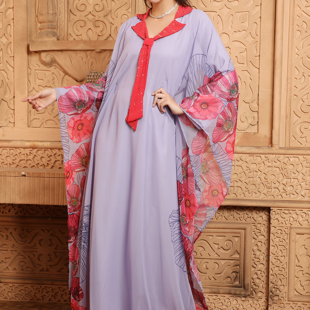 
                  
                    Dubai Kaftan Digital Printed Long Maxi Dress In Maxim Creation
                  
                