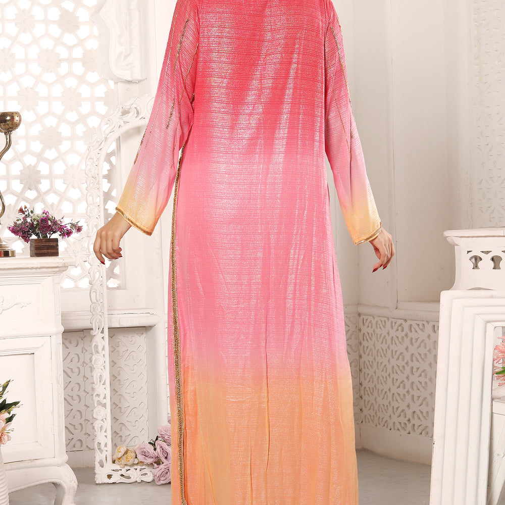 
                  
                    Moroccan Dubai Kaftan Arabic Party Wear Dress
                  
                