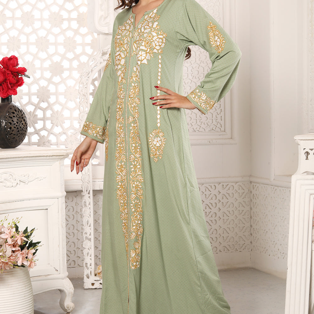 
                  
                    Traditional Kaftan Thobe Henna Party Maxi Gown
                  
                