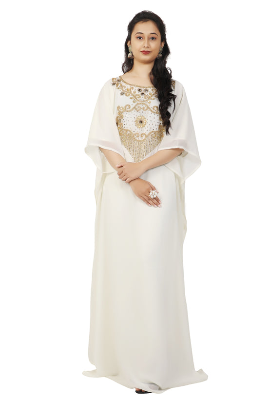 Designer Arabic Farasha Traditional Thobe Thawb - Maxim Creation