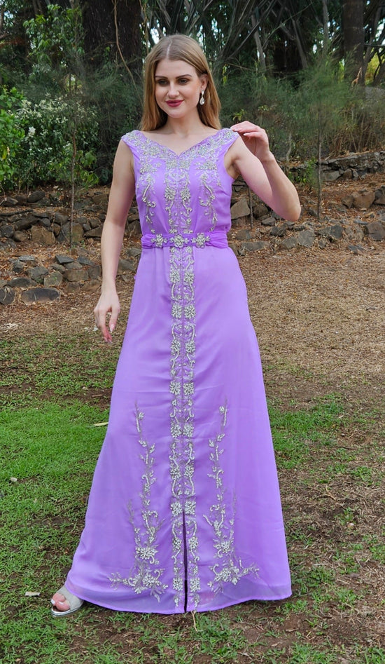 Traditional Jalabiya Caftan Wedding Gown