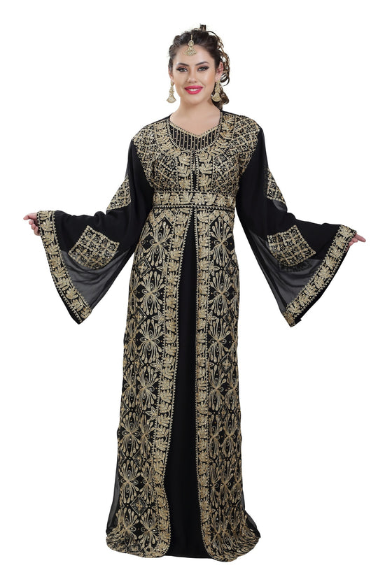 Arabian Kaftan Cultural Walima Gown - Maxim Creation