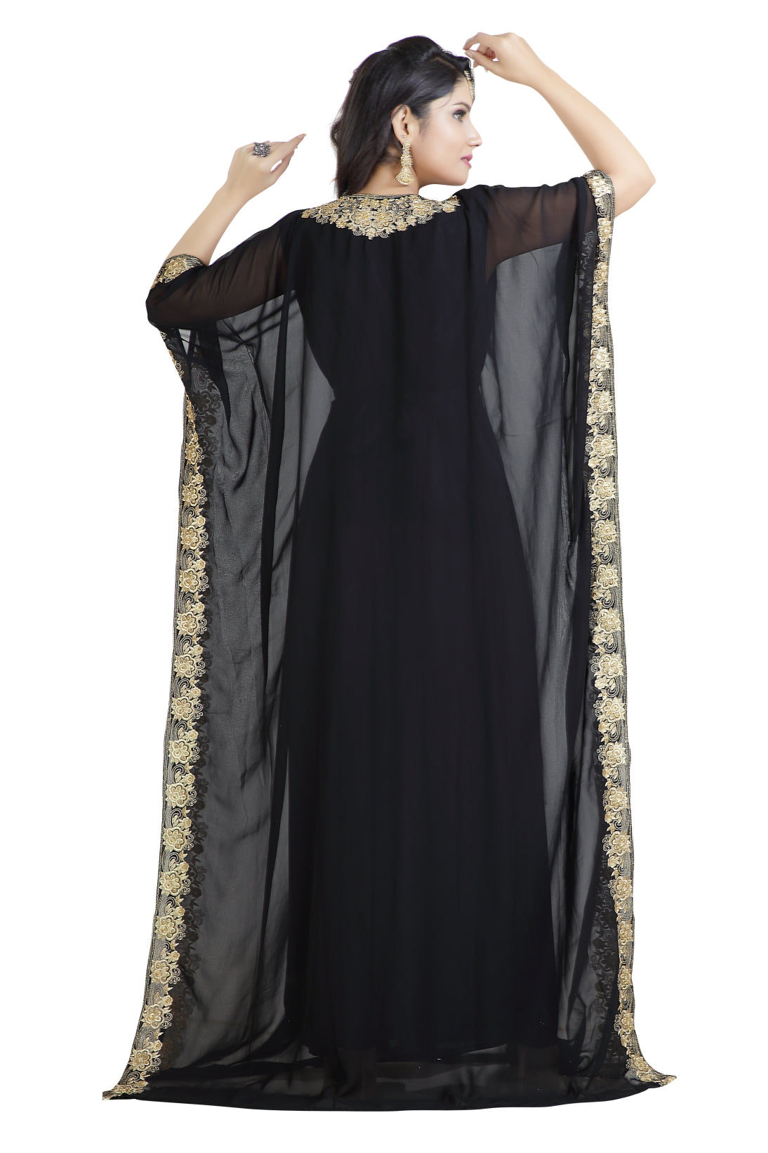 Designer Farasha Arabian Maxi Dress - Maxim Creation