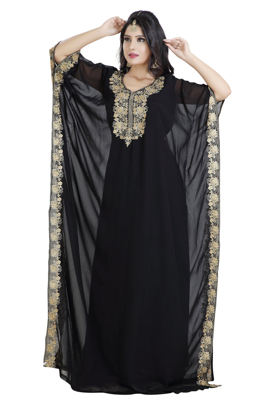 Designer Farasha Arabian Maxi Dress - Maxim Creation