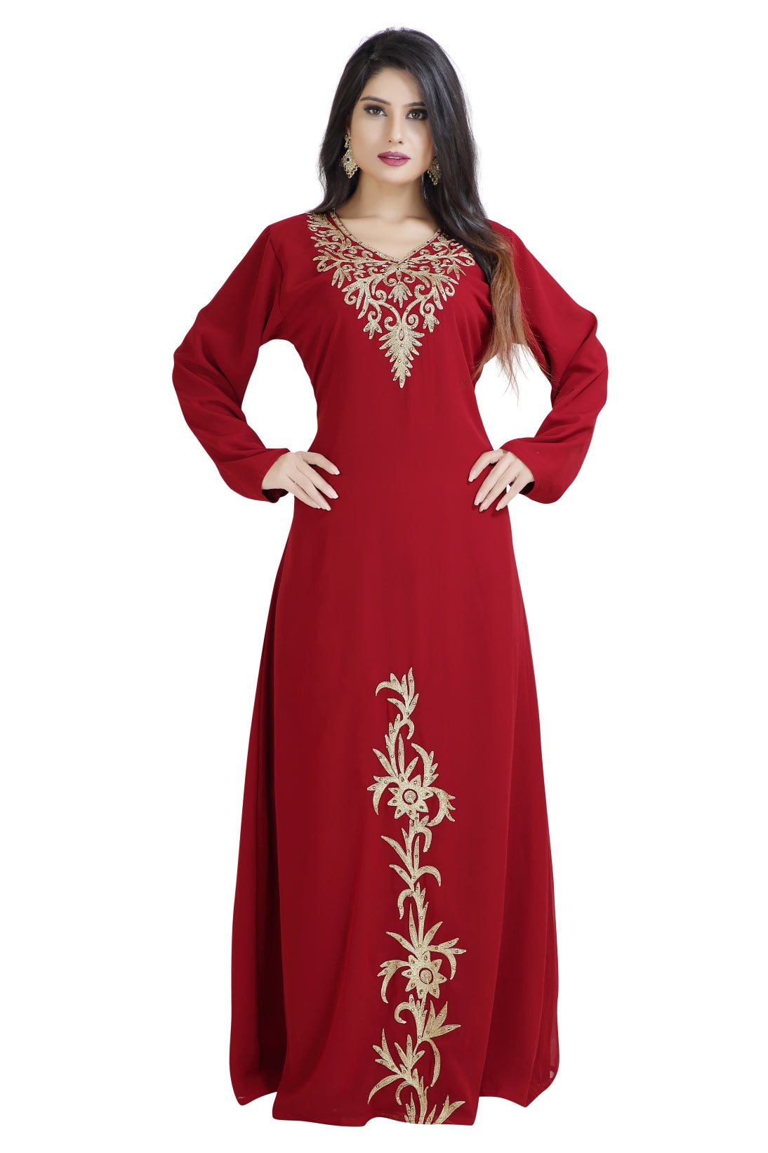 Traditional Dress Khaleeji Thobe Wedding Gown - Maxim Creation