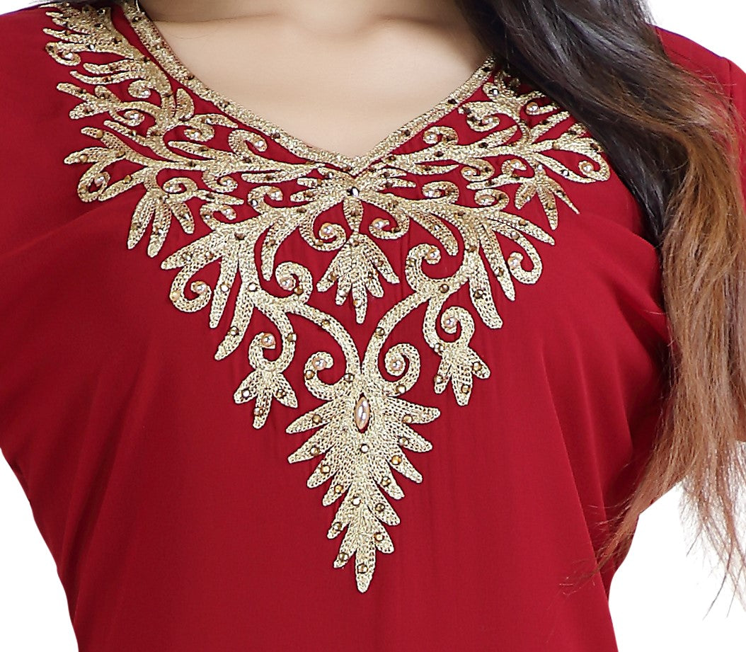 Traditional Dress Khaleeji Thobe Wedding Gown - Maxim Creation