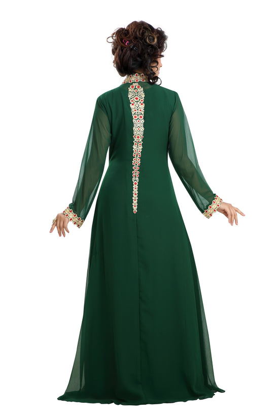 Designer Maxi Dress Robe Jalabiya - Maxim Creation