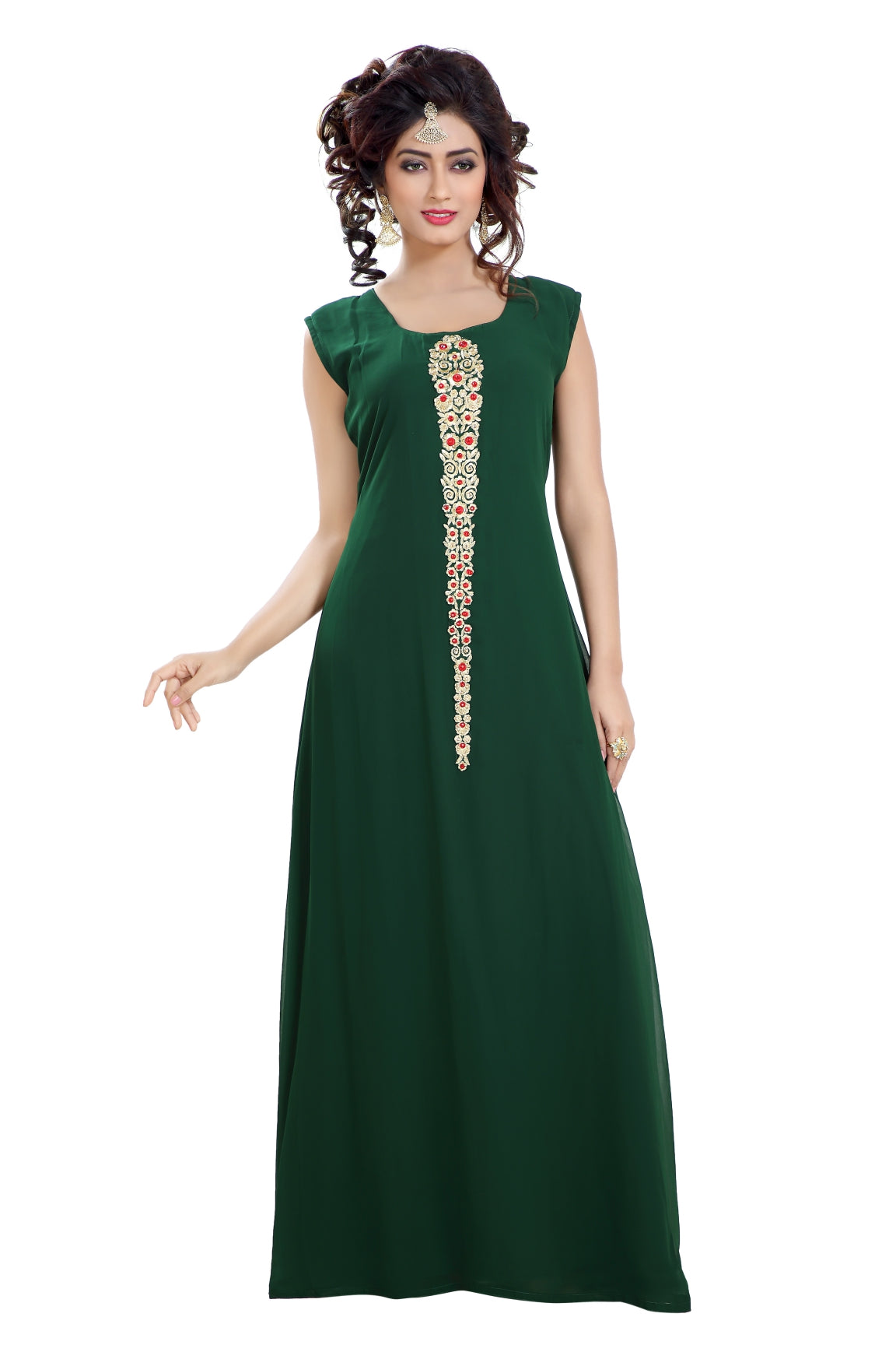 Designer Maxi Dress Robe Jalabiya - Maxim Creation