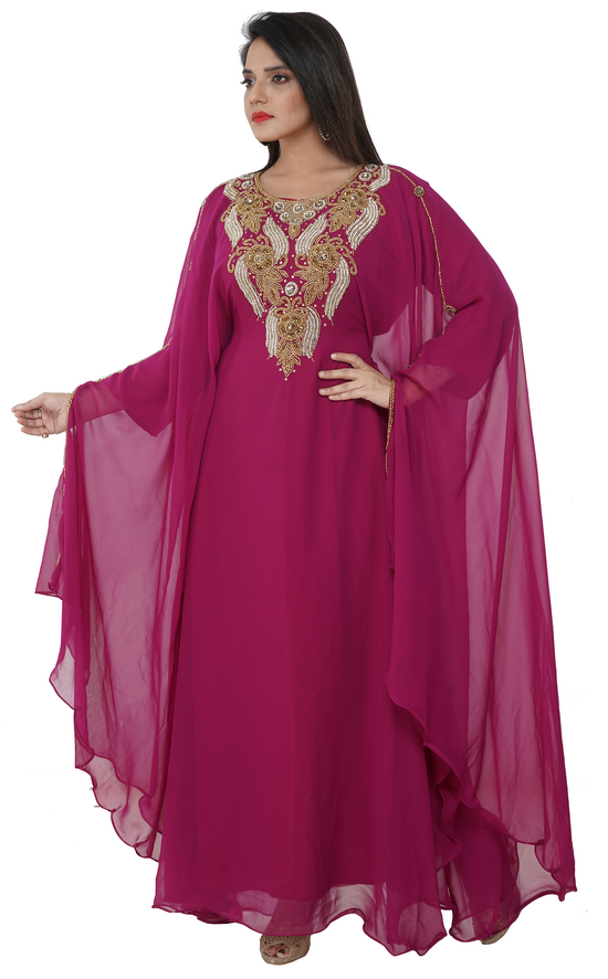 Arabian Kaftan Handmade Dress - Maxim Creation