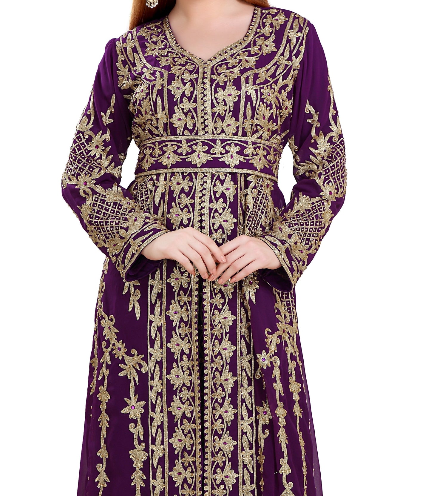 Arabian Gown Designer Caftan - Maxim Creation