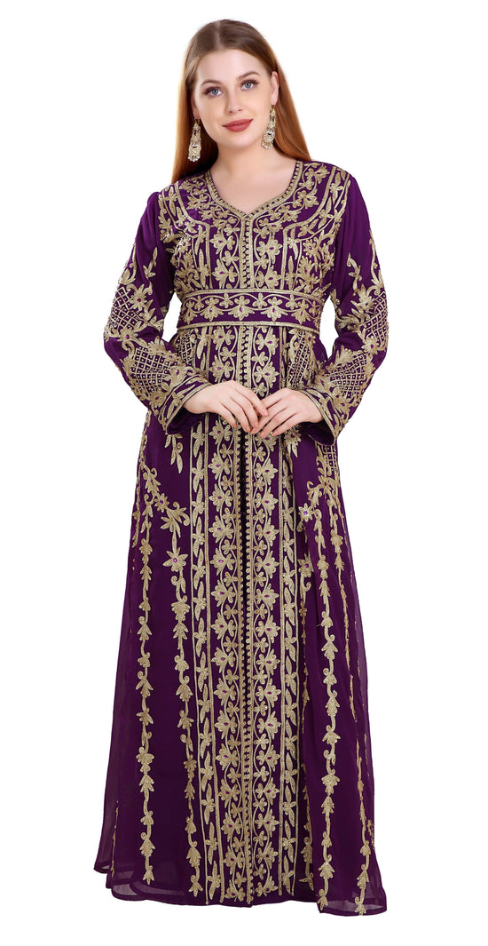 Arabian Gown Designer Caftan - Maxim Creation