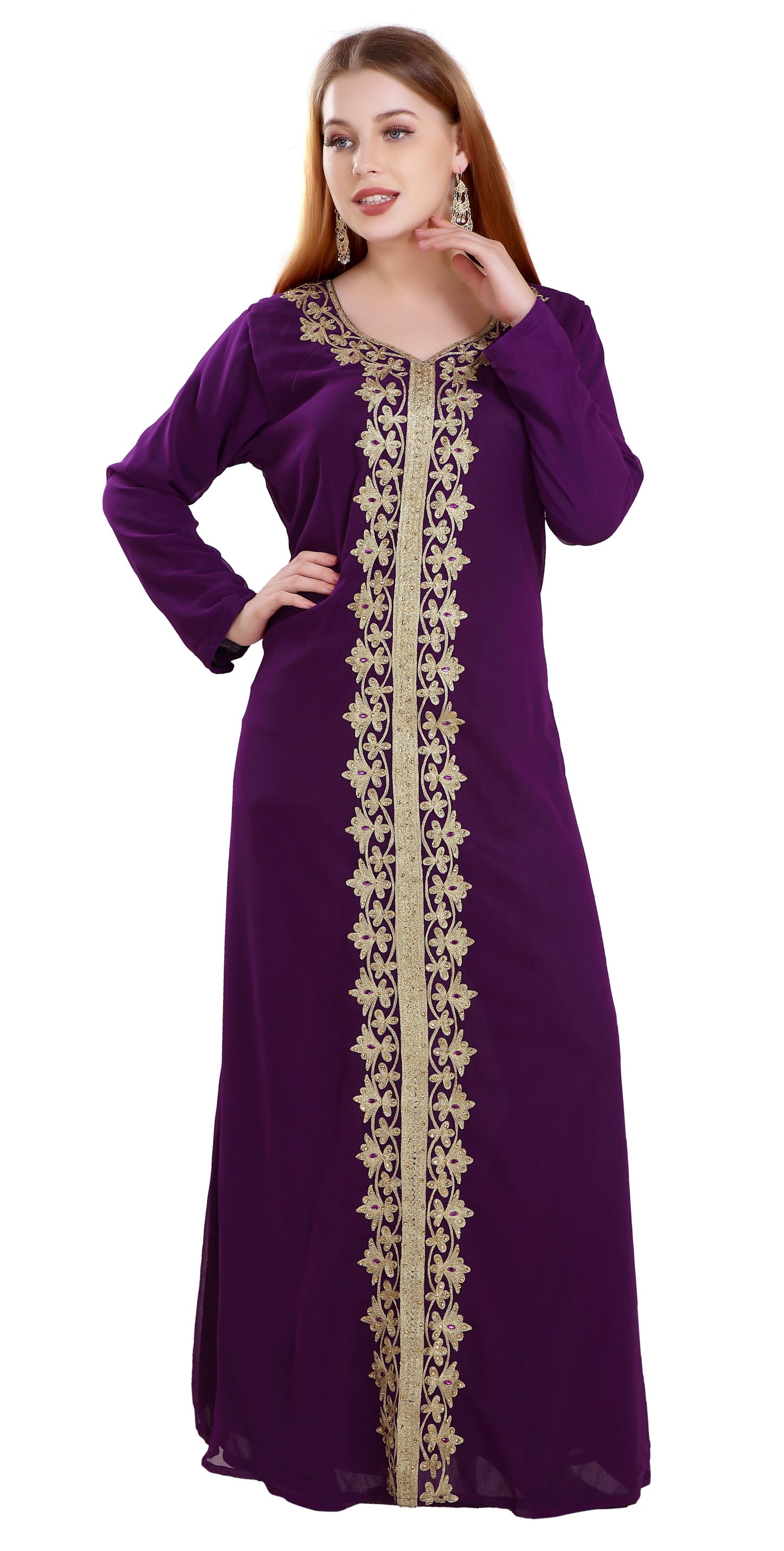 Arabian Gown Designer Caftan - Maxim Creation