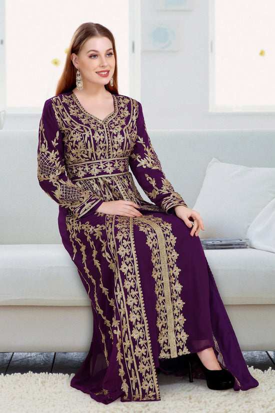 Arabian Gown Designer Caftan - Maxim Creation