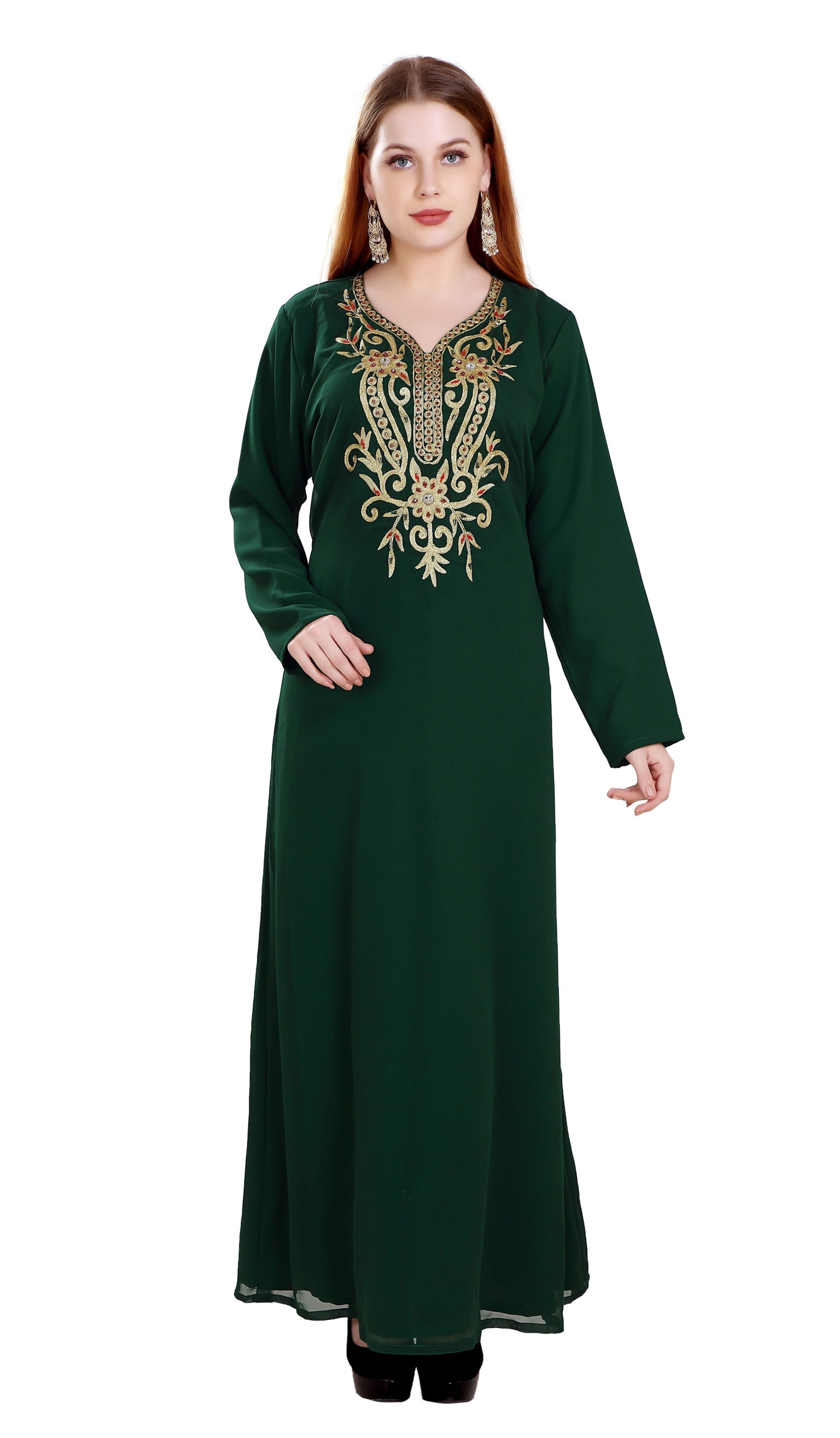 Designer Kaftan Khaleeji Thobe Gown - Maxim Creation