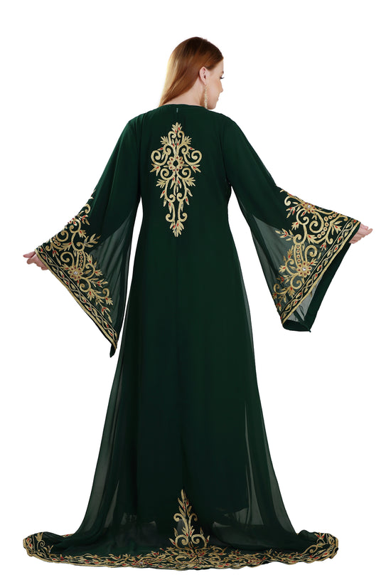 Designer Kaftan Khaleeji Thobe Gown - Maxim Creation