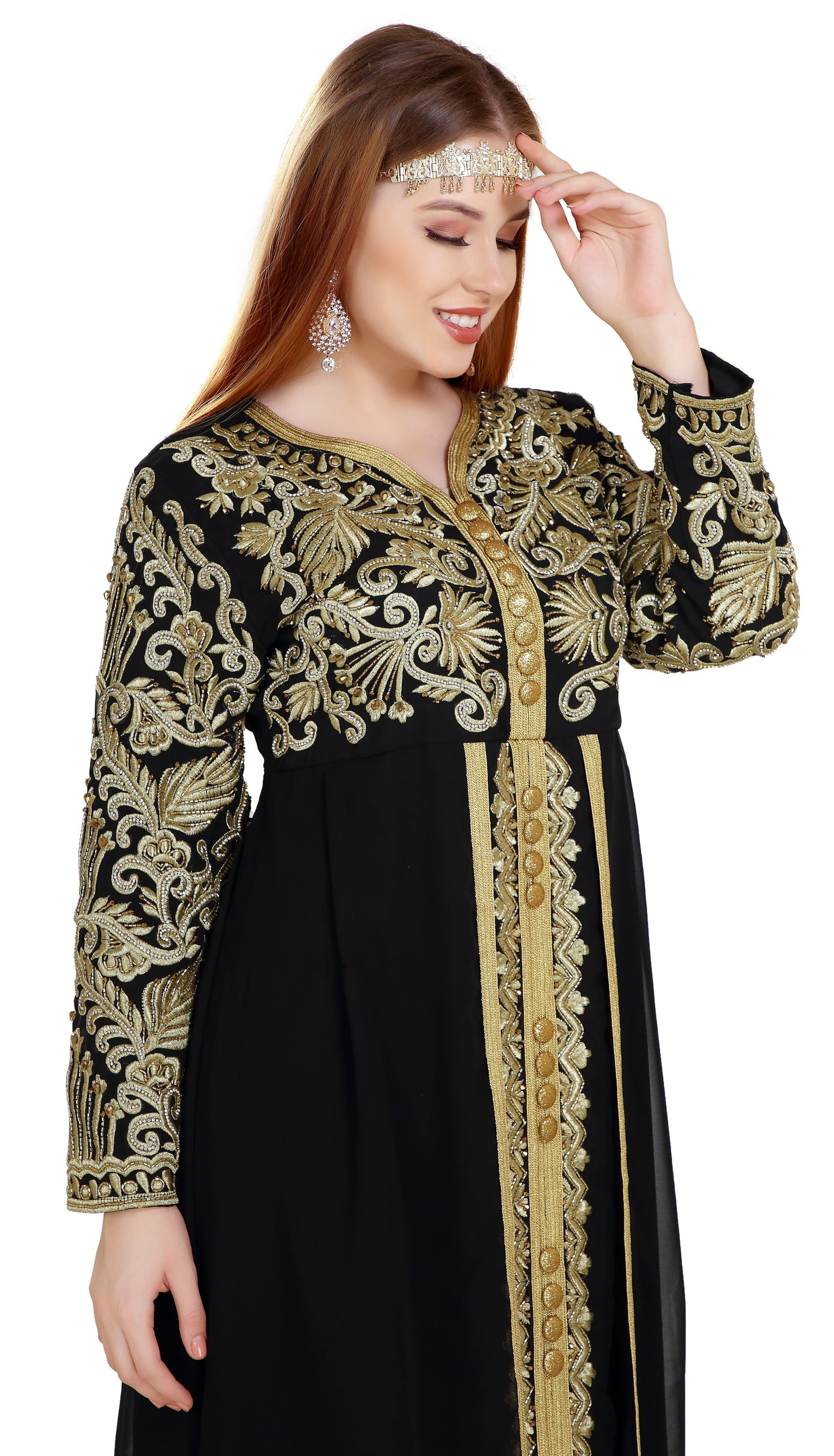 Kaftan Gown TeaParty Dress - Maxim Creation