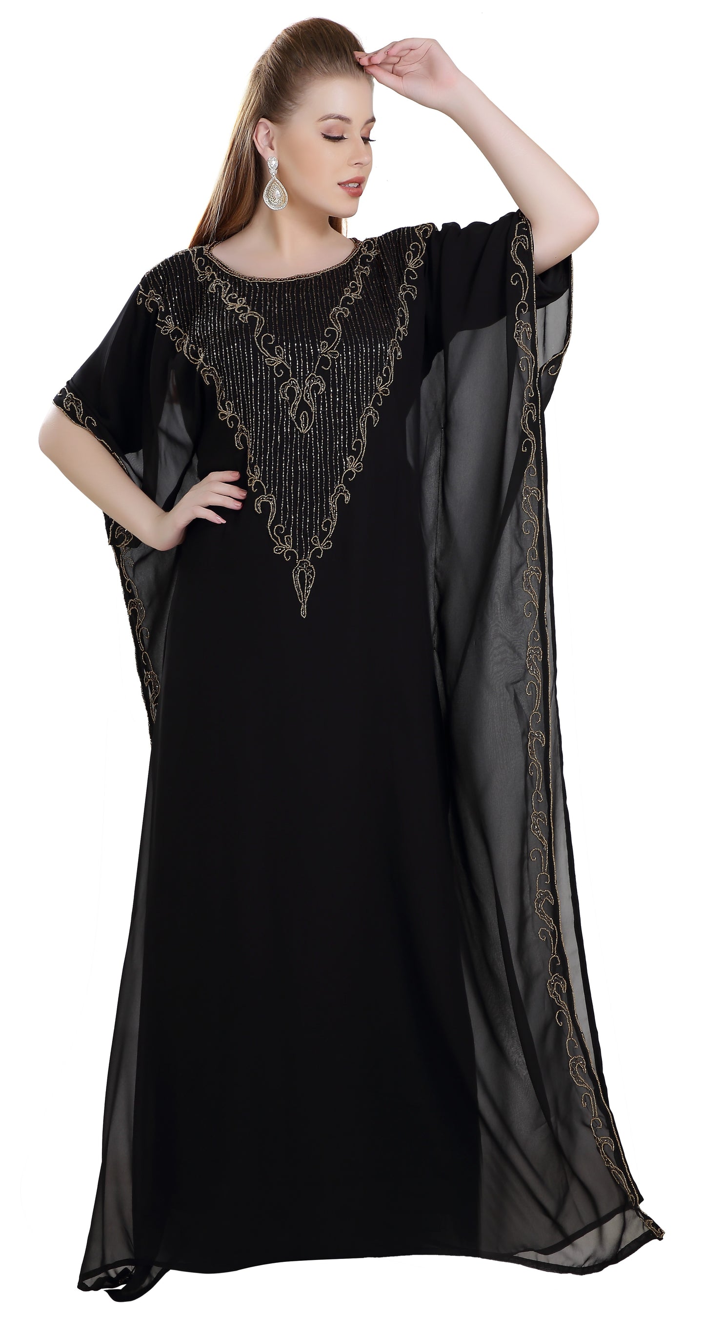 Arabian Maxi Embroidered Boho - Maxim Creation