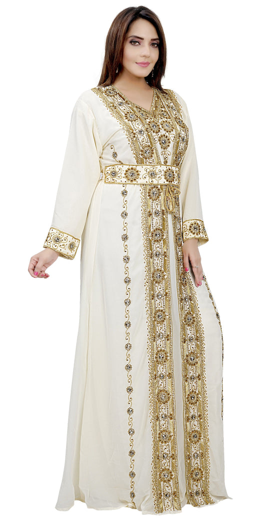 Arabian Jellabiya Long Sleeve Dress - Maxim Creation