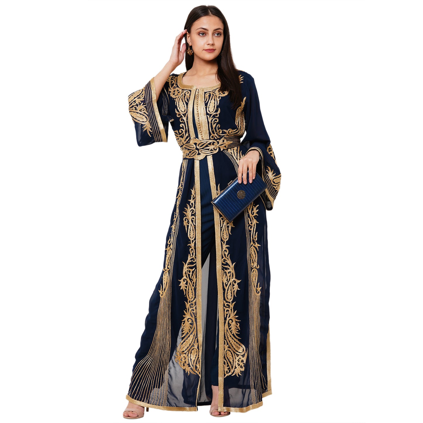 Traditional Caftan Cocktail Party Gown - Maxim Creation