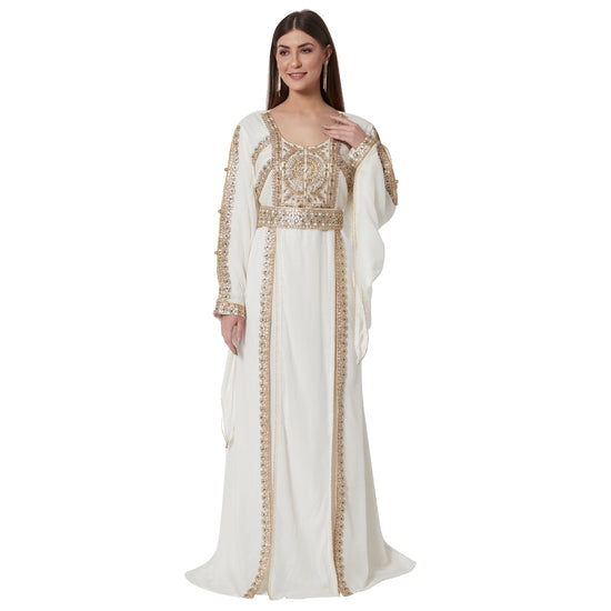 Arabian Gown Henna Tea Party Traditional Arabic Kaftan - Maxim Creation