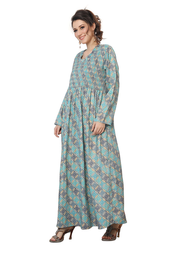 Designer Resort Kaftan Dress