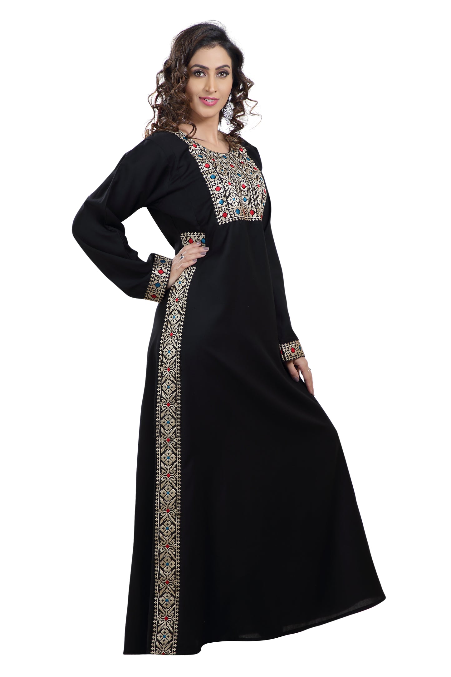 Dubai Farasha Daily Wear Maxi Dress - Maxim Creation