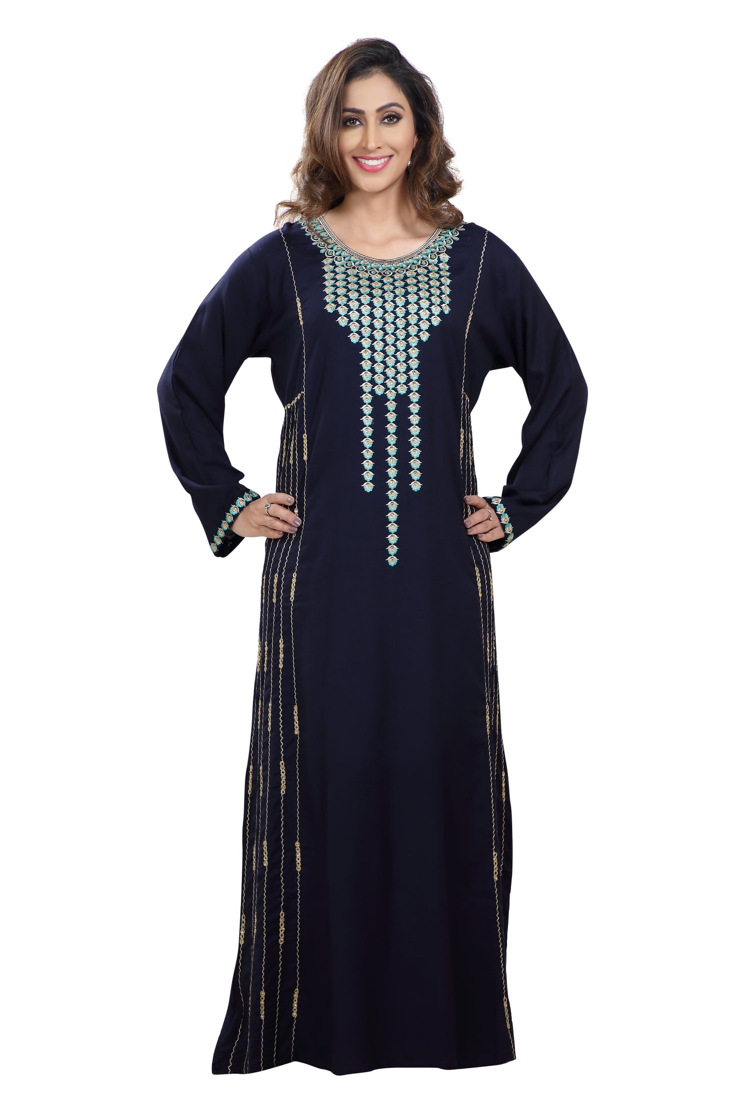 Embroidered Maxi Arabian Party Wear - Maxim Creation