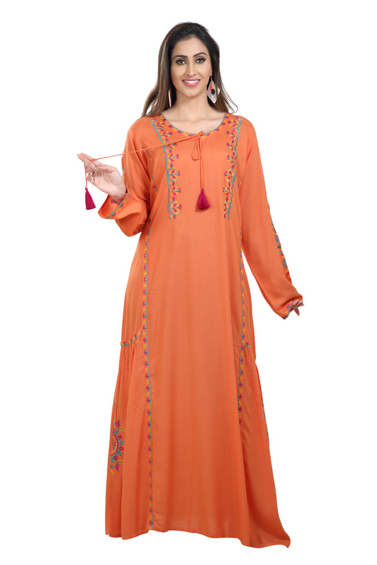 Traditional Maxi Dress Eid Caftan - Maxim Creation