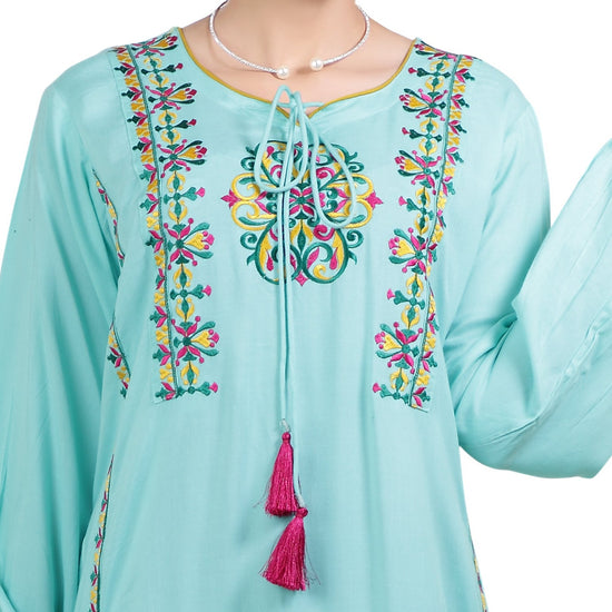 Designer Kaftan With Thread Work - Maxim Creation