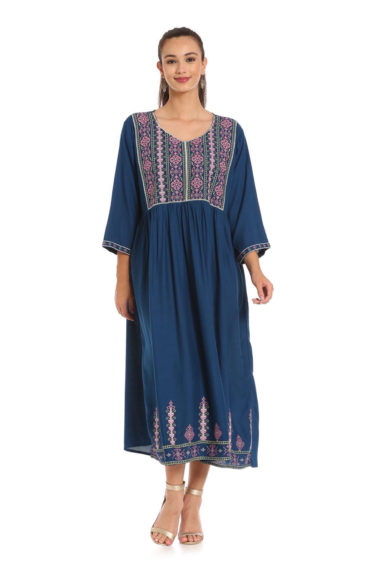 Designer Caftan Traditional Maxi Dress - Maxim Creation