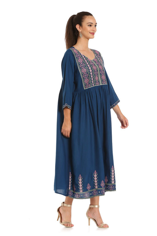 Designer Caftan Traditional Maxi Dress - Maxim Creation