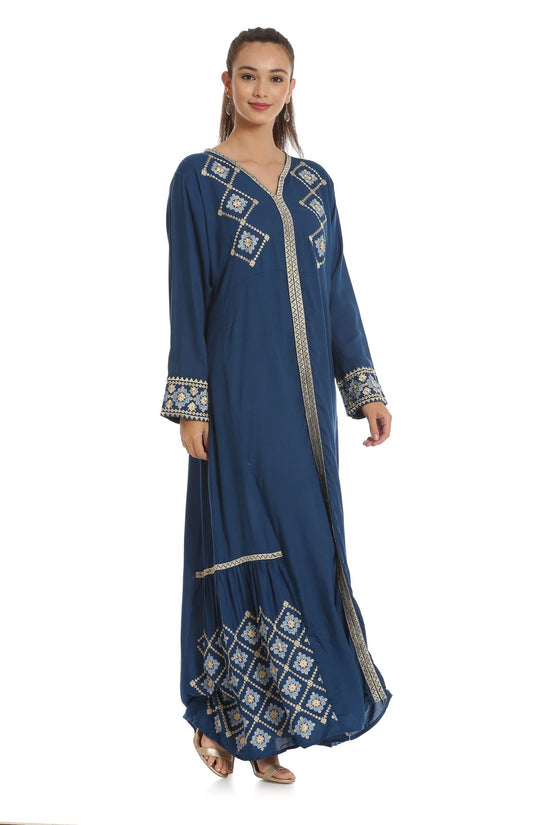 Designer Kaftan Long Maxi Dress - Maxim Creation