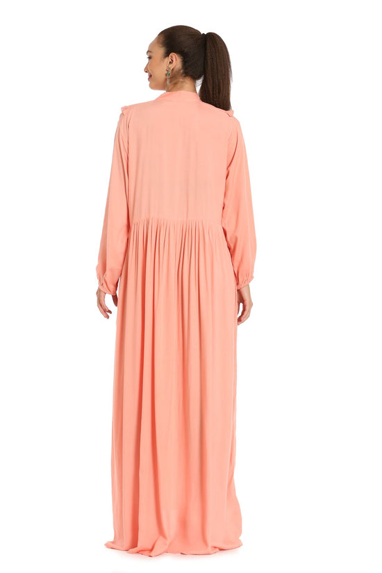 Kaftan Thread Embroidered Maxi Dress - Maxim Creation