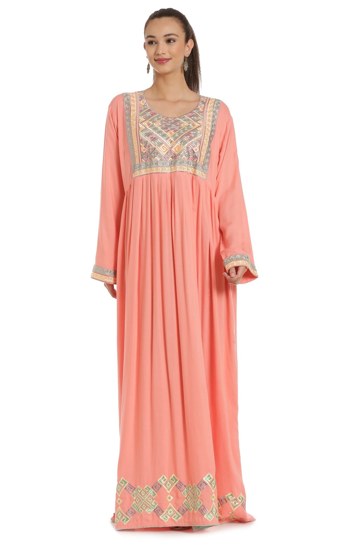 Henna Tea Party Maxi Dress - Maxim Creation