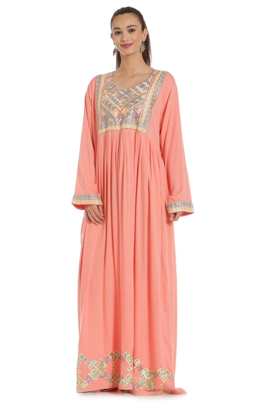 Henna Tea Party Maxi Dress - Maxim Creation