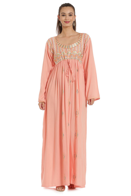 Arabian Jalabiya Party Gown - Maxim Creation