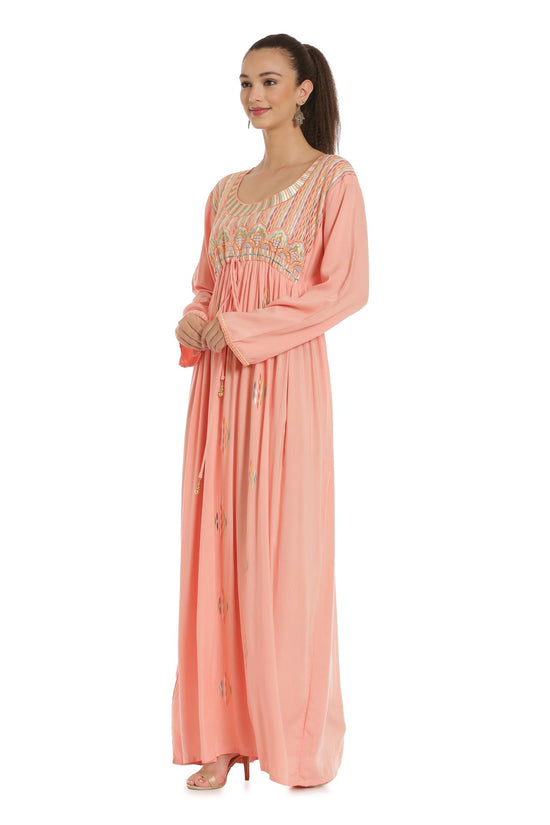 Arabian Jalabiya Party Gown - Maxim Creation