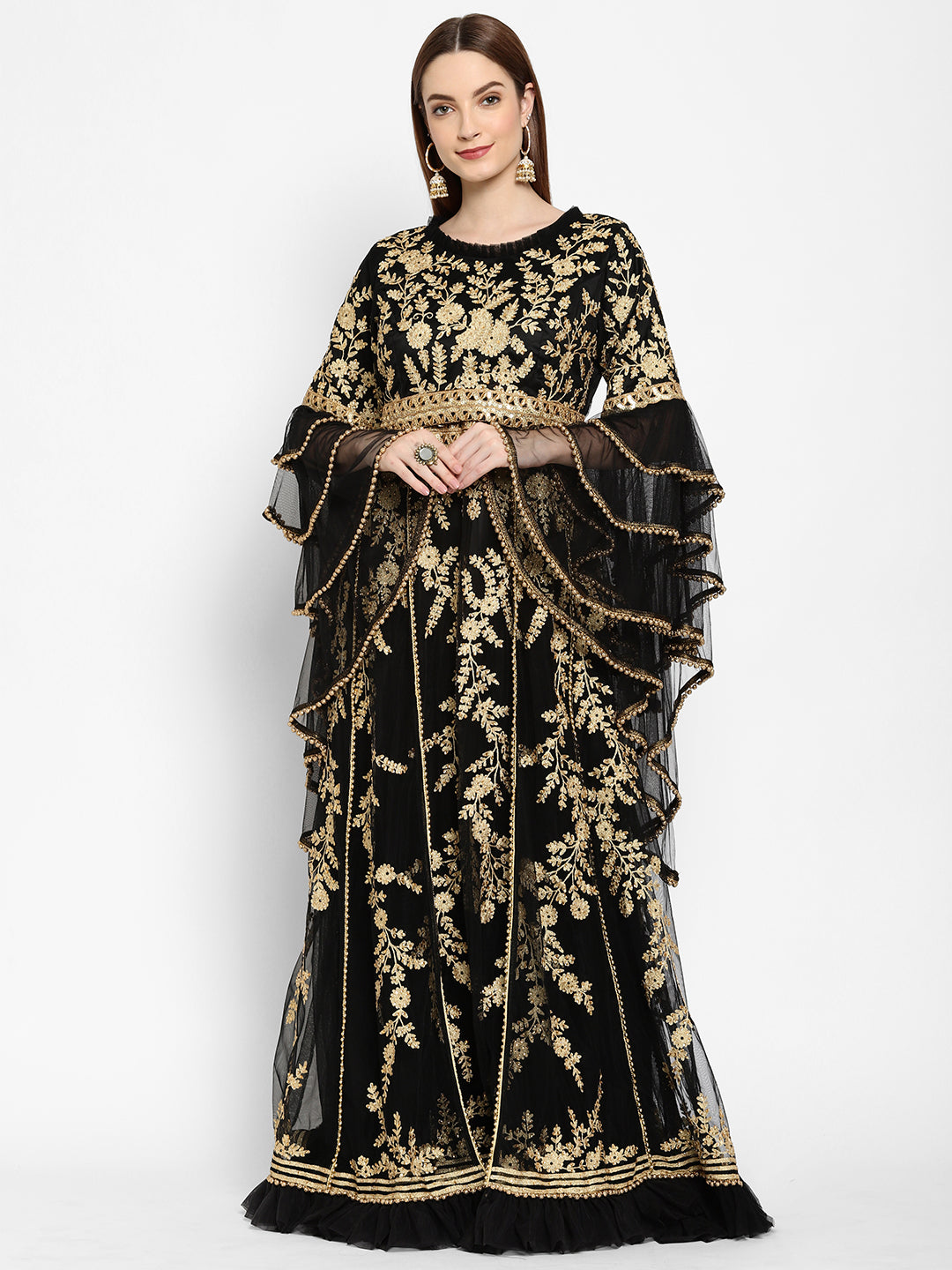 Designer Caftan Traditional Khaleeji Thobe - Maxim Creation